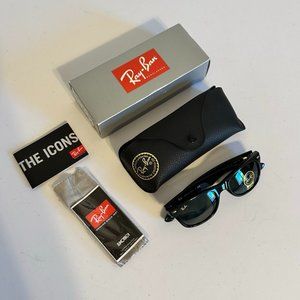 NEW RAY-BAN Sunglasses RB2132F New Wayfarer Classic Low Bridge Fit Asian Fit